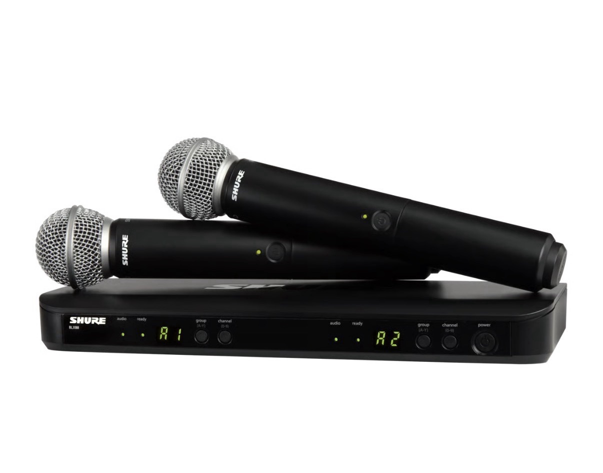 double micro sans fil Shure SM58
