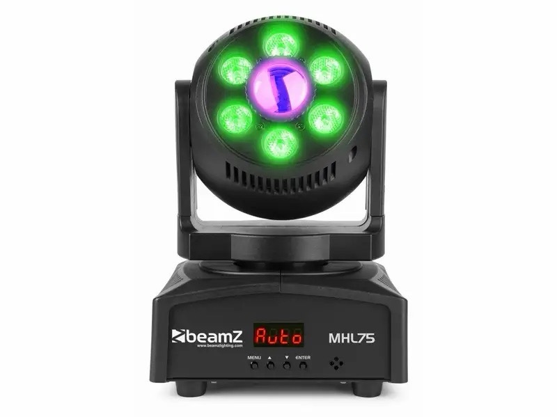 Paire de lyres BeamZ MHL75 Spot/Wash LED