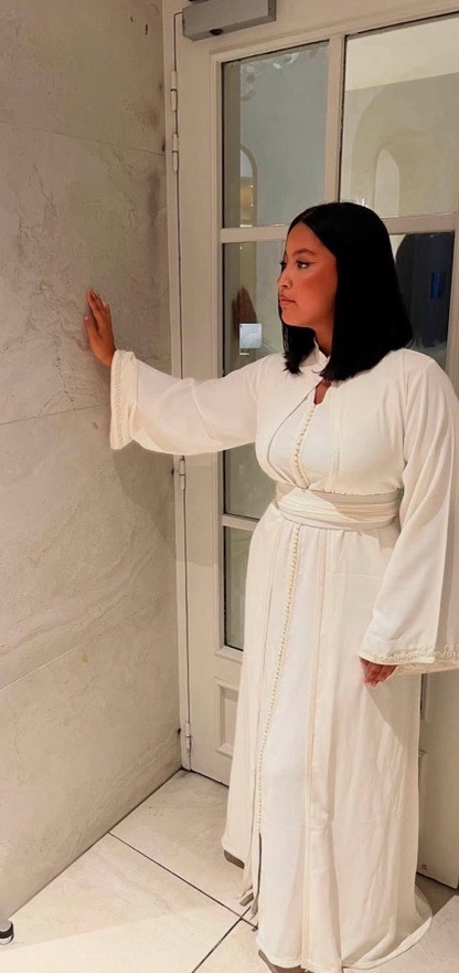caftan blanc 