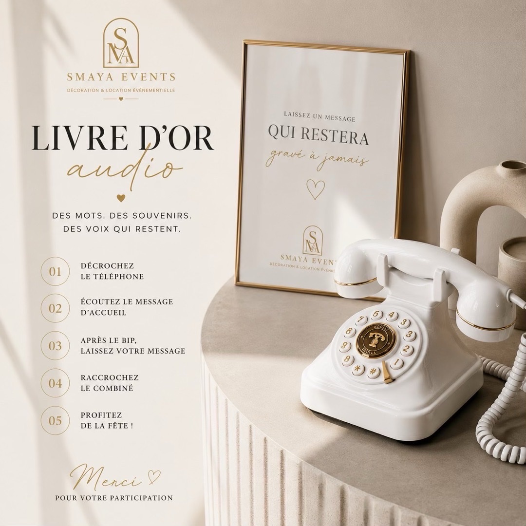 Livre d’or audio seul 