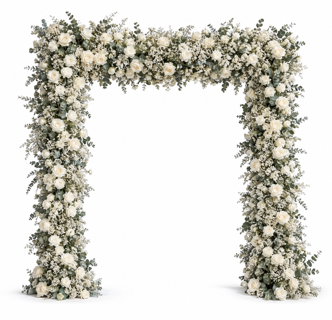 Arche florale rectangulaire