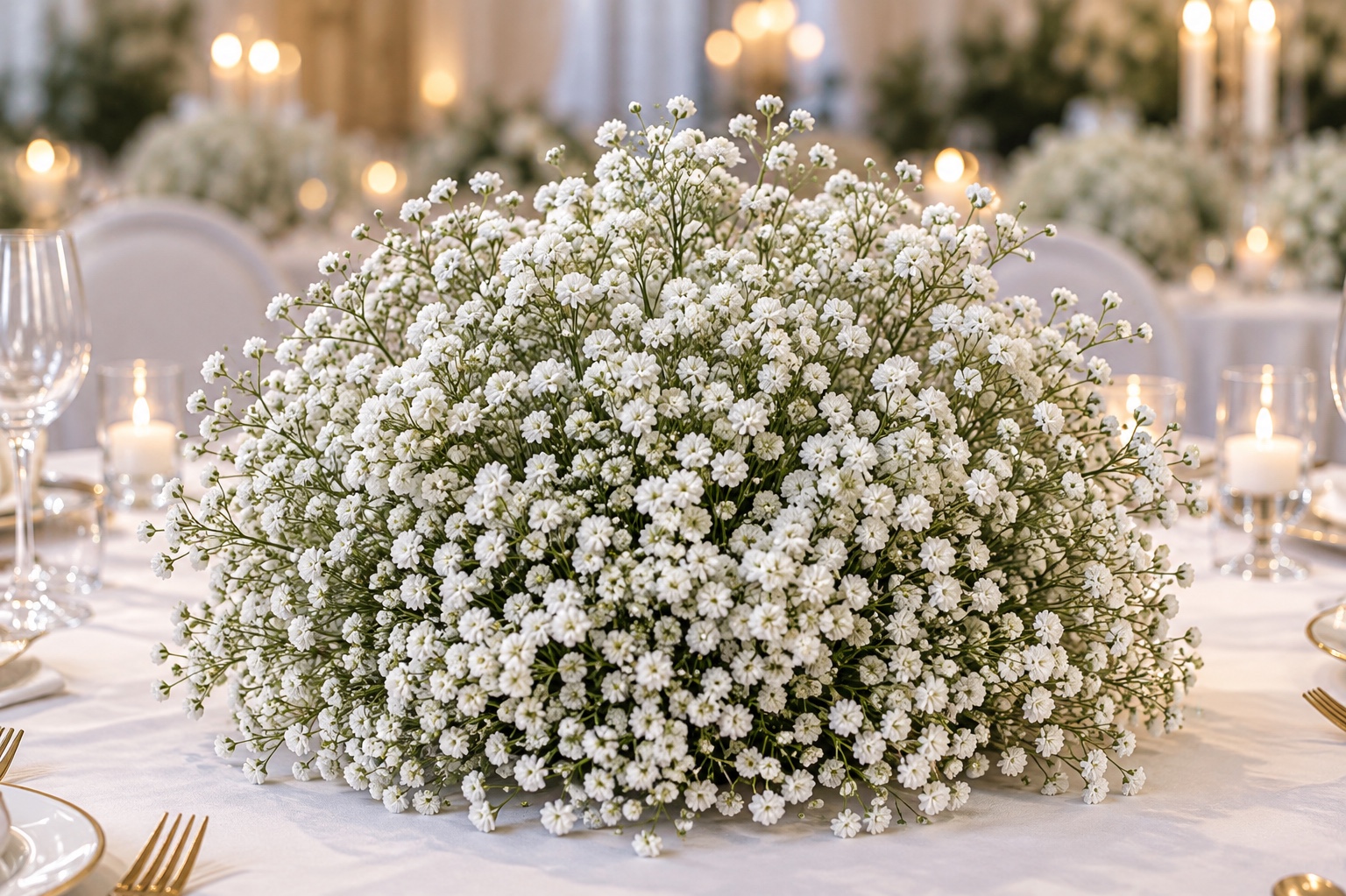 Boule de gypsophile – 30 ou 60 cm